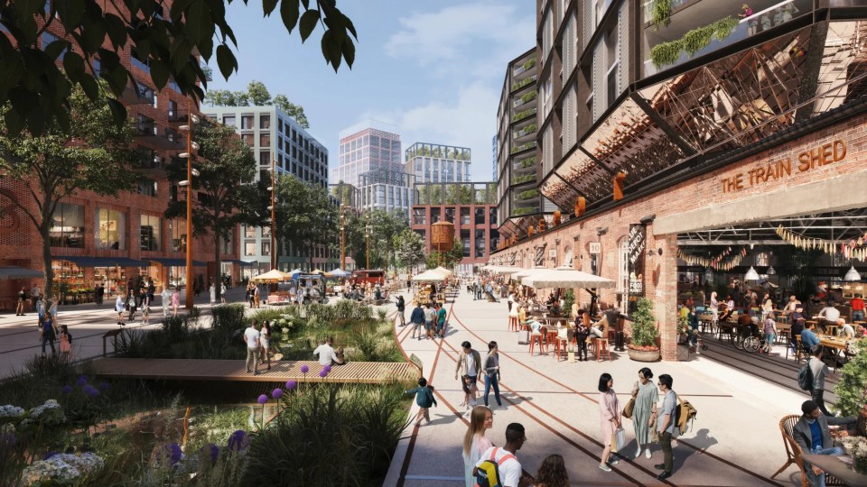 CGI of the The Earls Court project (C) Earls Court Development Co