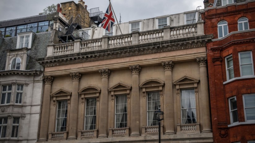 The Carlton Club, a private members club founded in 1832. (Photo by Carl Court/Getty Images)