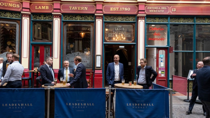 The City of London is officially the easiest place in the UK to find a pint.