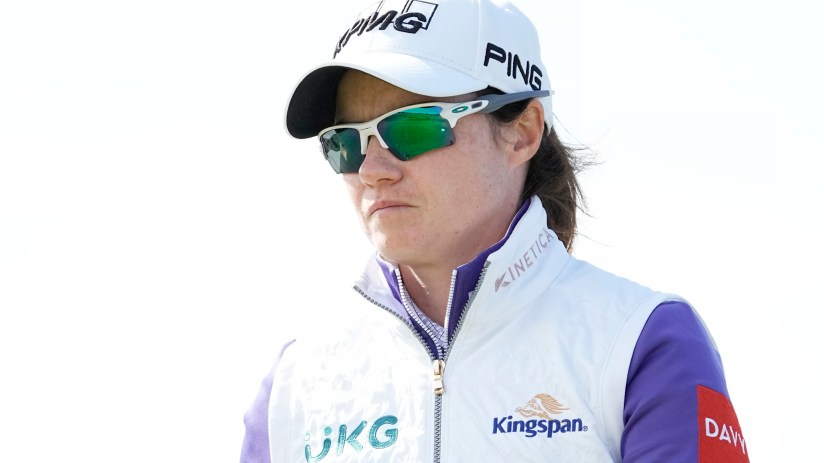 Leona Maguire sports the Kingspan name and logo when competing as part of her sponsorship deal with the Grenfell-linked firm