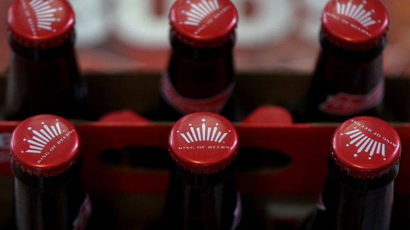 Ab Inbev's UK arm has reported another huge loss. (Photo Illustration by Justin Sullivan/Getty Images)