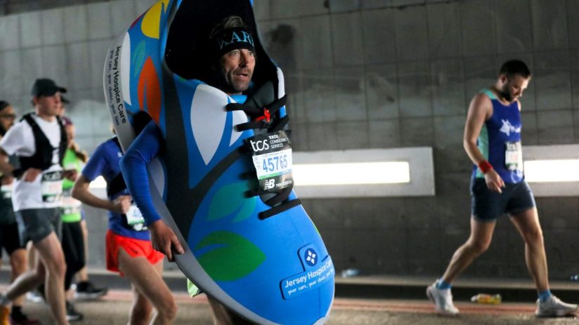 Runners at the 2024 London Marathon raised a record sum for charity