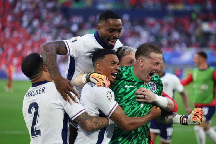 England made it to the final of Euro 2024. (Photo by Dean Mouhtaropoulos/Getty Images)