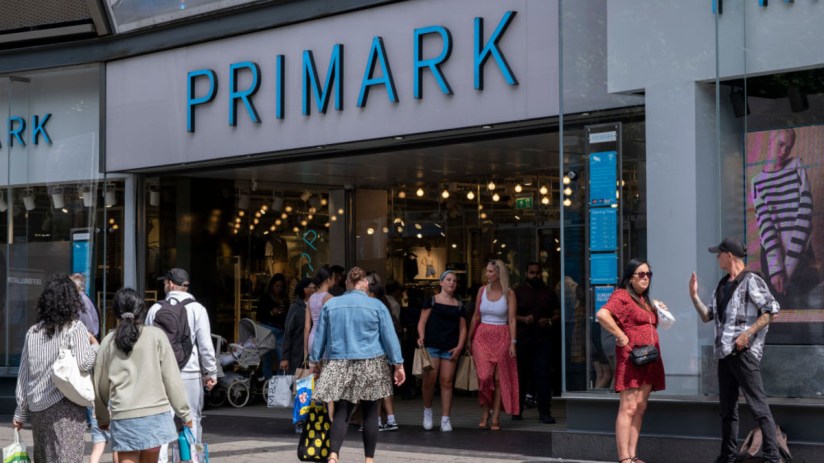 Primark's UK revenue increased by four per cent during the period