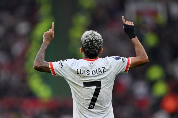 Luis Diaz scored twice as Liverpool won 3-0 at Manchester United in the Premier League