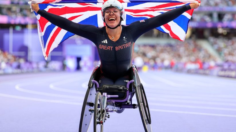 Hannah Cockroft completed the four-peat on Sunday, winning the T34 100m title at her fourth consecutive Paralympics.