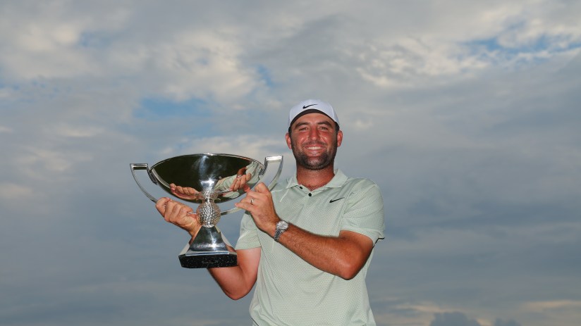 It’s been an incredible season for Scottie Scheffler. The world No1 golfer on Sunday won the Tour Championship to add to his second Masters title, second Players Championship title and the brief spell he spent in jail back in May.