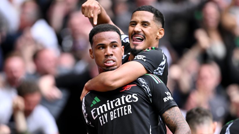 Gabriel's goal earned Arsenal a 1-0 win at Tottenham