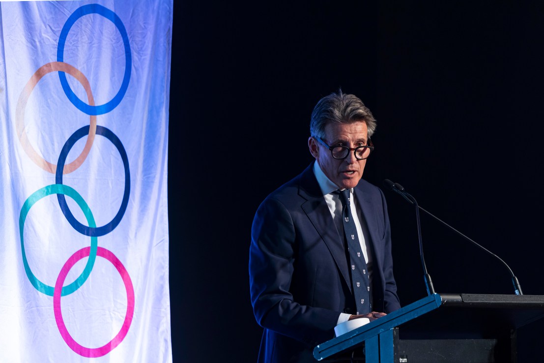 Seb Coe is among seven candidates for the presidency of the International Olympic Committee (IOC)