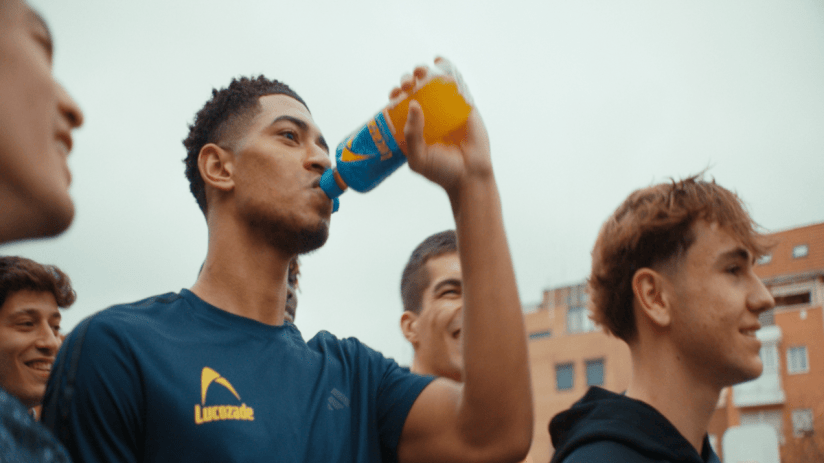 Jude Bellingham has appeared in an advert for Lucozade.