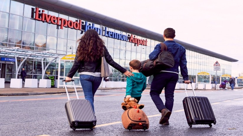 Liverpool John Lennon Airport has seen a rise in passenger numbers.