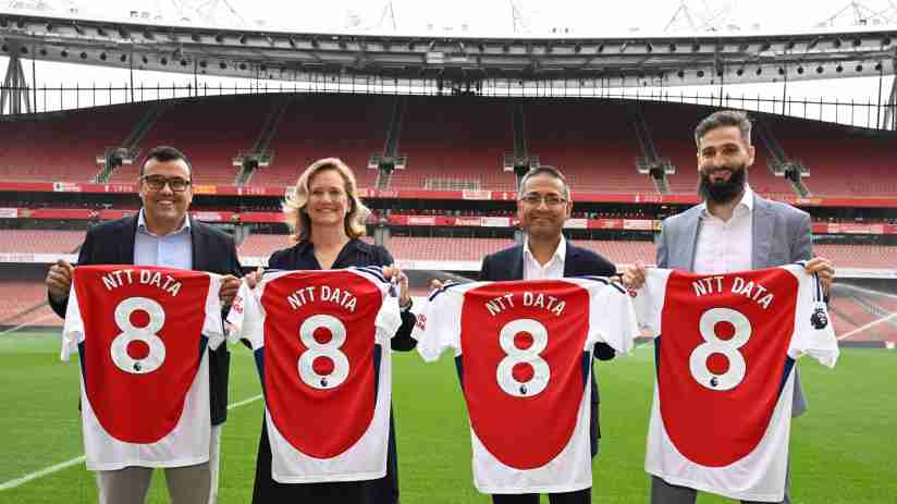 NTT Data has become official transformation partner of Arsenal on a multi-year deal