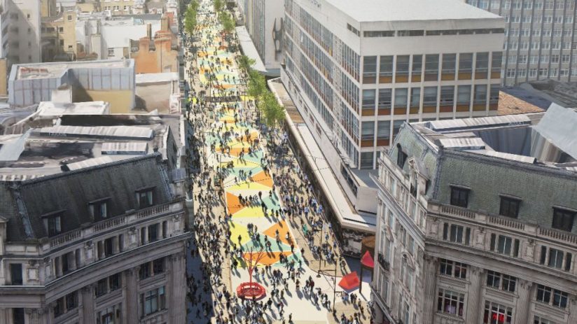 Sadiq Khan has announced plans to pedestrianise Oxford Street in a bid to reinvigorate the nation’s “most famous high street” and attract more shoppers. Photo: Transport for London (TfL)