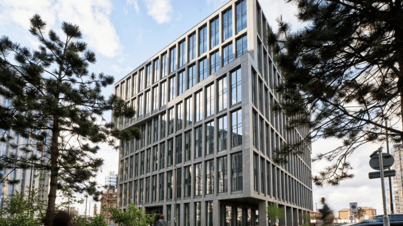 BNY has signed a deal to occupy the whole of 4 Angel Square in Manchester city centre. Credit - NOMA.