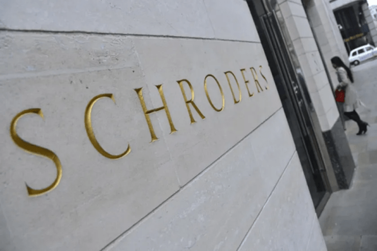 Schroders significantly undershot expectations from analysts.