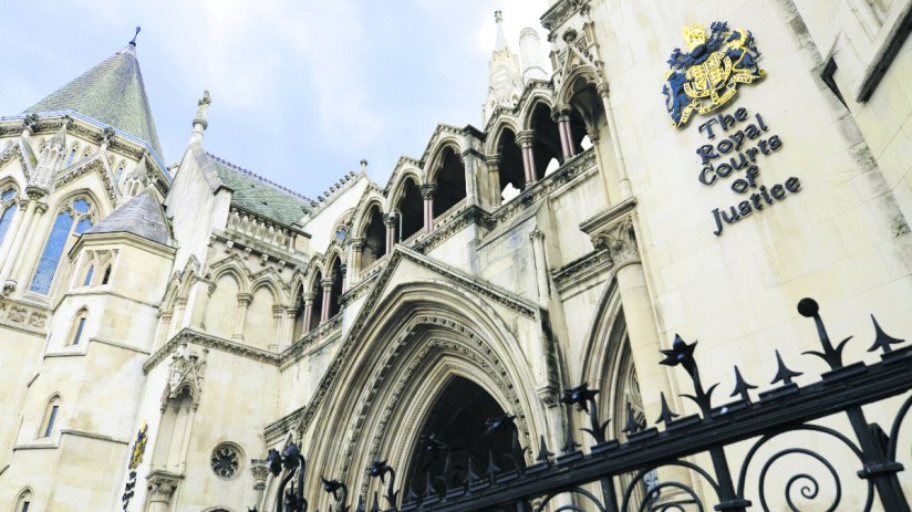 The Royal Courts of Justice in London, England