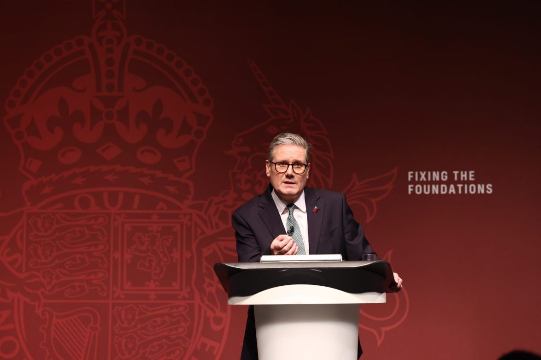 Prime Minister Sir Keir Starmer giving a speech during an event in the West Midlands, ahead of his Government's first budget on Wednesday. Darren Staples/PA Wire