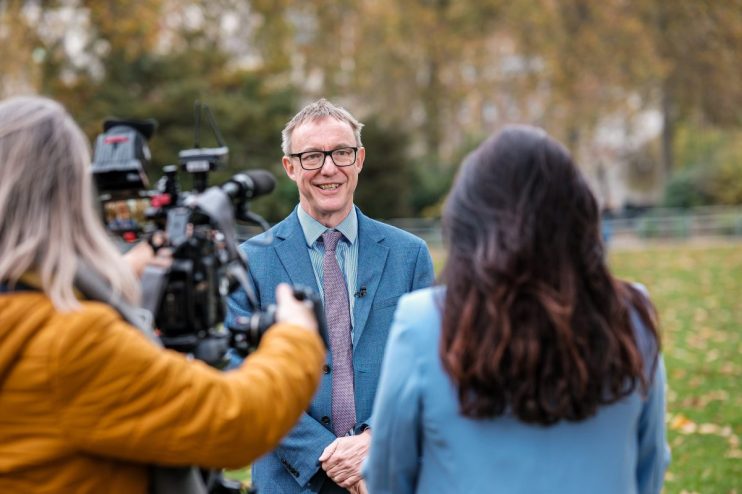 Paul Johnson has warned that the UK economy may slide into a recession due to a global trade war.