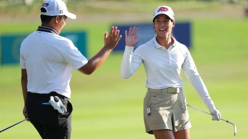 Celine Boutier won the Aramco Team Series in Shenzhen by two shots