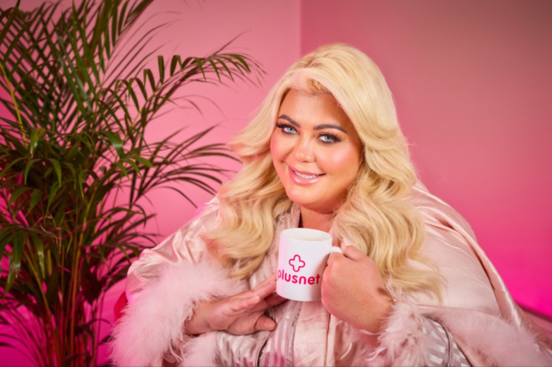 Gemma Collins worked with Plusnet on a content series in 2023.