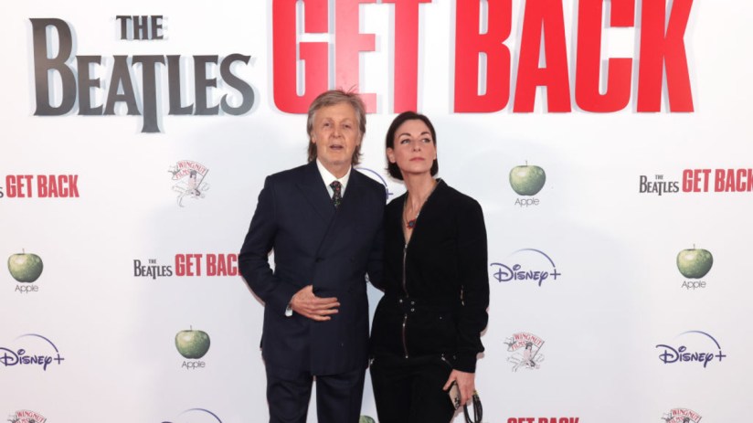 Paul McCartney and Mary McCartney attend the Exclusive UK 100-Minute Preview Screening of "The Beatles: Get Back" at Cineworld Leicester Square on November 16, 2021 in London, England. (Photo by Tim P. Whitby/Getty Images for Disney)