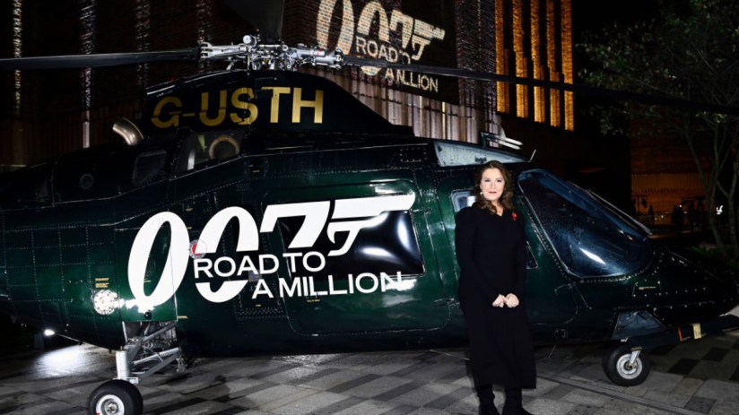 Barbara Broccoli arrives at the 007: Road To A Million Premiere at Battersea Power station in November 2023. (Photo by Gareth Cattermole/Getty Images)