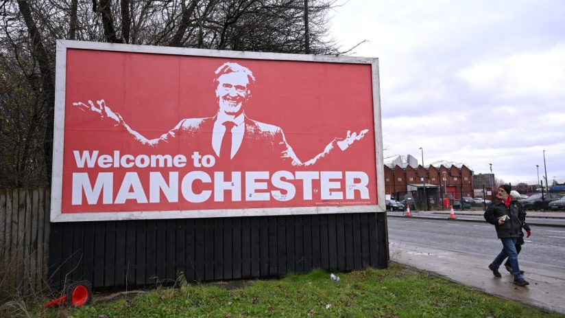Sir Jim Ratcliffe bought a minority stake in Manchester United from the Glazers