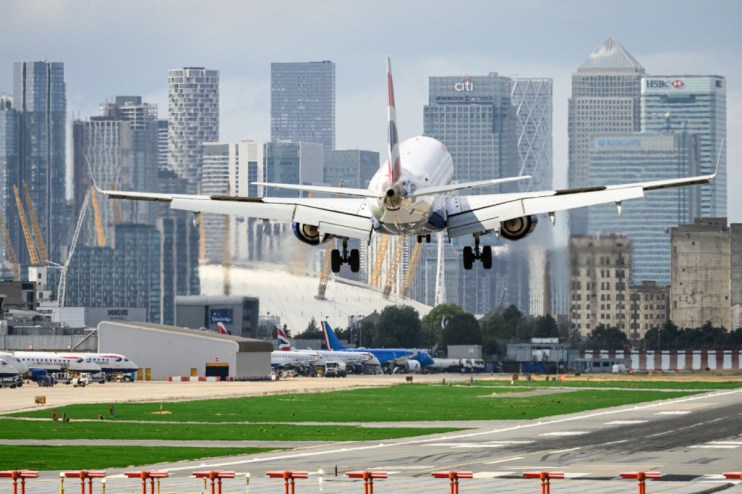 London City Airport has reported its first pre-tax profit since 2019. (Photo by Leon Neal/Getty Images)