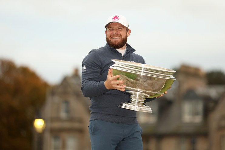 Tyrrell Hatton won the Alfred Dunhill Links Championship for a record third time