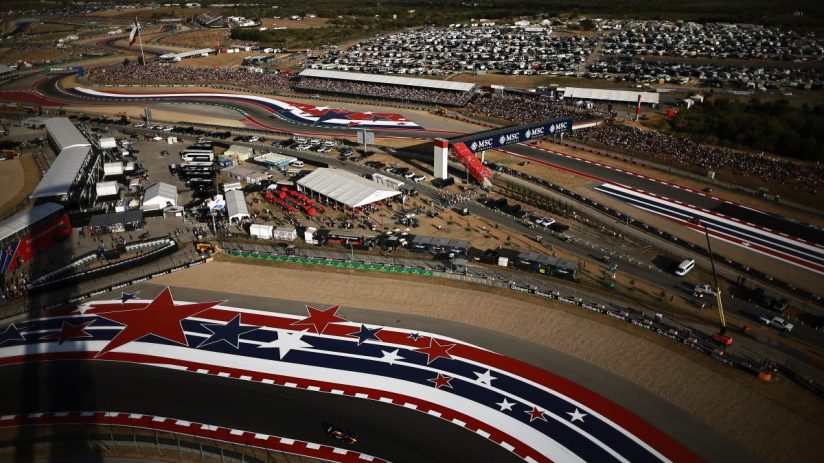 The United States Grand Prix gets underway this evening with Lando Norris on pole looking to close the gap to Formula 1 title leader Max Verstappen.