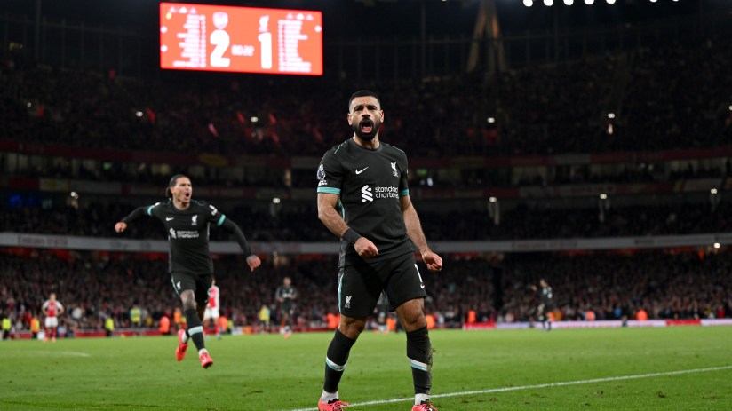 Mohamed Salah's late equaliser earned Liverpool a draw at Arsenal but wasn't enough to return to the top of the Premier League