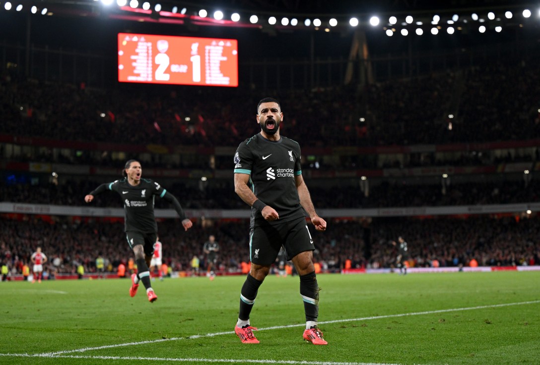 Mohamed Salah's late equaliser earned Liverpool a draw at Arsenal but wasn't enough to return to the top of the Premier League