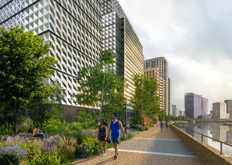 The data centre set for the Newham borough of London is joint-funded by Legal and General and digital infrastructure investor Goldacre.