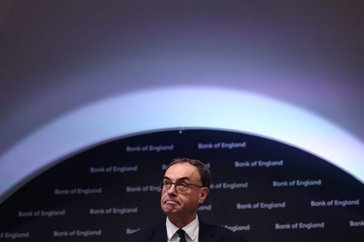 Andrew Bailey, Governor of the Bank of England, speaks during the Bank of England Monetary Policy Report press conference at the Bank of England, London. Picture date: Thursday Henry Nicholls/PA Wire