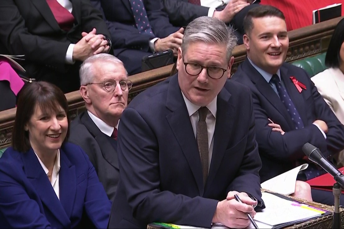 Sir Keir Starmer has refused to rule out further tax rises or additional borrowing when challenged to repeat his Chancellor’s pledge not to “come back with more”. Photo: PA