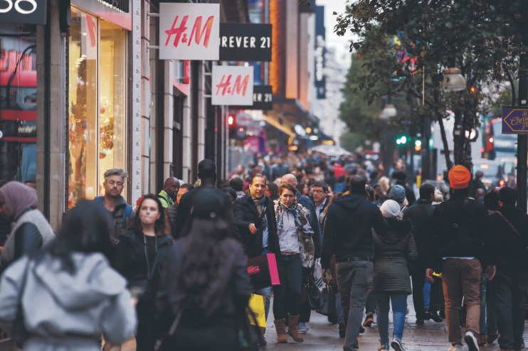 Oxford Street. Photographer: Luke MacGregor/Bloomberg via Getty Images