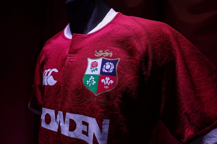 The British and Irish Lions will wear the new shirt on their 2025 tour to Australia