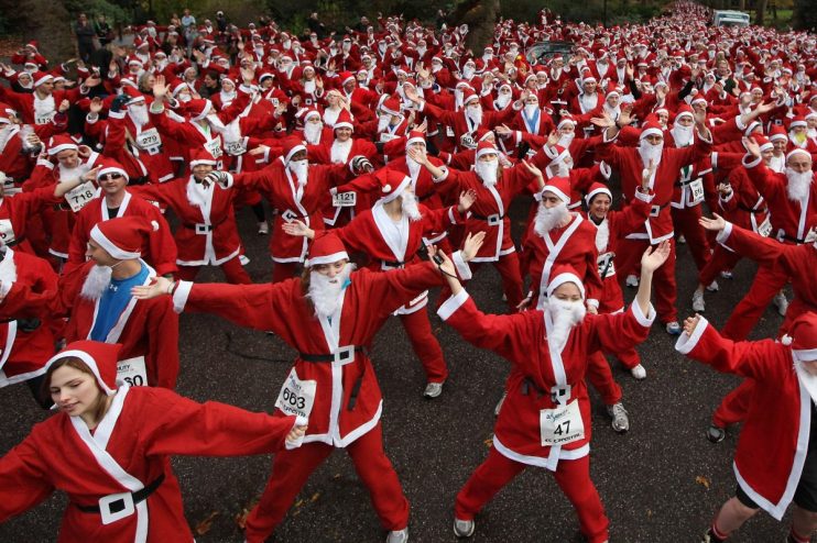 Charity Santa fun run