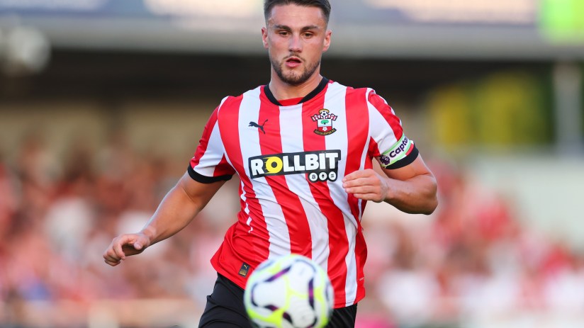 Southampton's Taylor Harwood-Bellis has also received his first England call-up