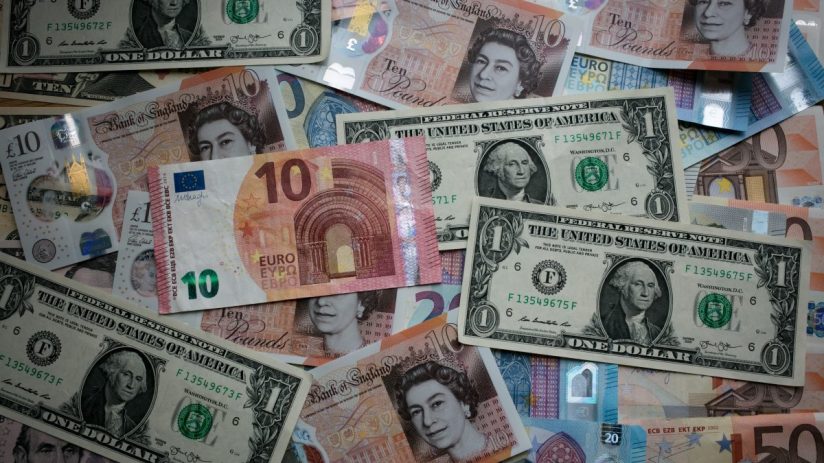 BATH, ENGLAND - OCTOBER 13: In this photo illustration, the new £10 note is seen alongside euro notes and US dollar bills on October 13, 2017 in Bath, England. Currency experts have warned that as the uncertainty surrounding Brexit continues, the value of the British pound, which has remained depressed against the US dollar and the euro since the UK voted to leave in the EU referendum, is likely to fluctuate. (Photo Illustration by Matt Cardy/Getty Images)