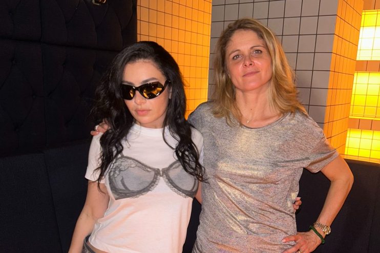 Charli XCX pictured with Revolut's UK CEO Francesca Carlesi