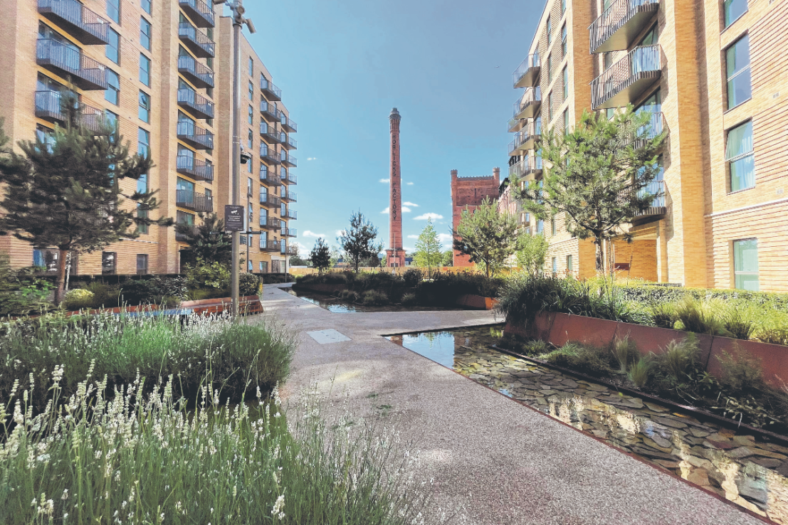 The new development on the grounds of the former Horlicks factory in Slough has properties now available via Shared Ownership
