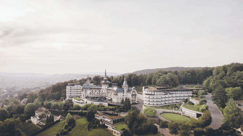 The Dolder Grand is a short drive outside of Zurich