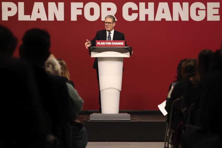 Prime Minister Sir Keir Starmer gives a speech in Buckinghamshire setting out his Government's "plan for change" promising a shift away from Whitehall's "declinist mentality". Darren Staples/PA Wire
