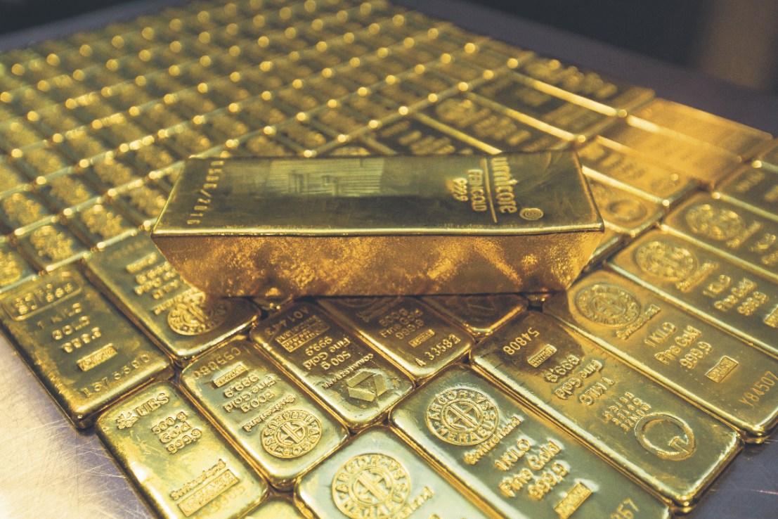 Gold prices hit $3,300 for the first time ever today as US bond yields have spiked.