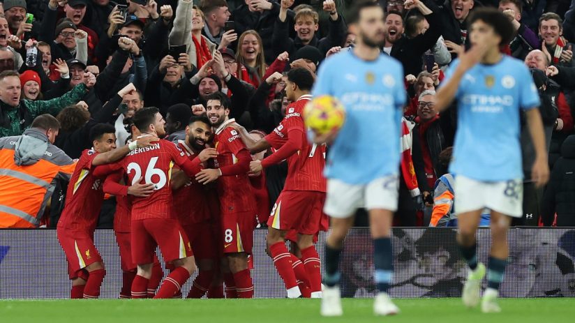 Liverpool beat Man City 2-0 and now lead Guardiola's team by 11 points