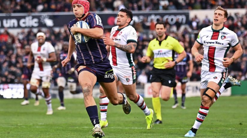 France wing Louis Bielle-Biarrey shone as Bordeaux beat Leicester in the Champions Cup