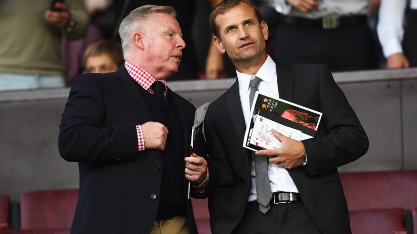 Dan Ashworth (right) has left Sir Jim Ratcliffe's Manchester United after just five months as sporting director