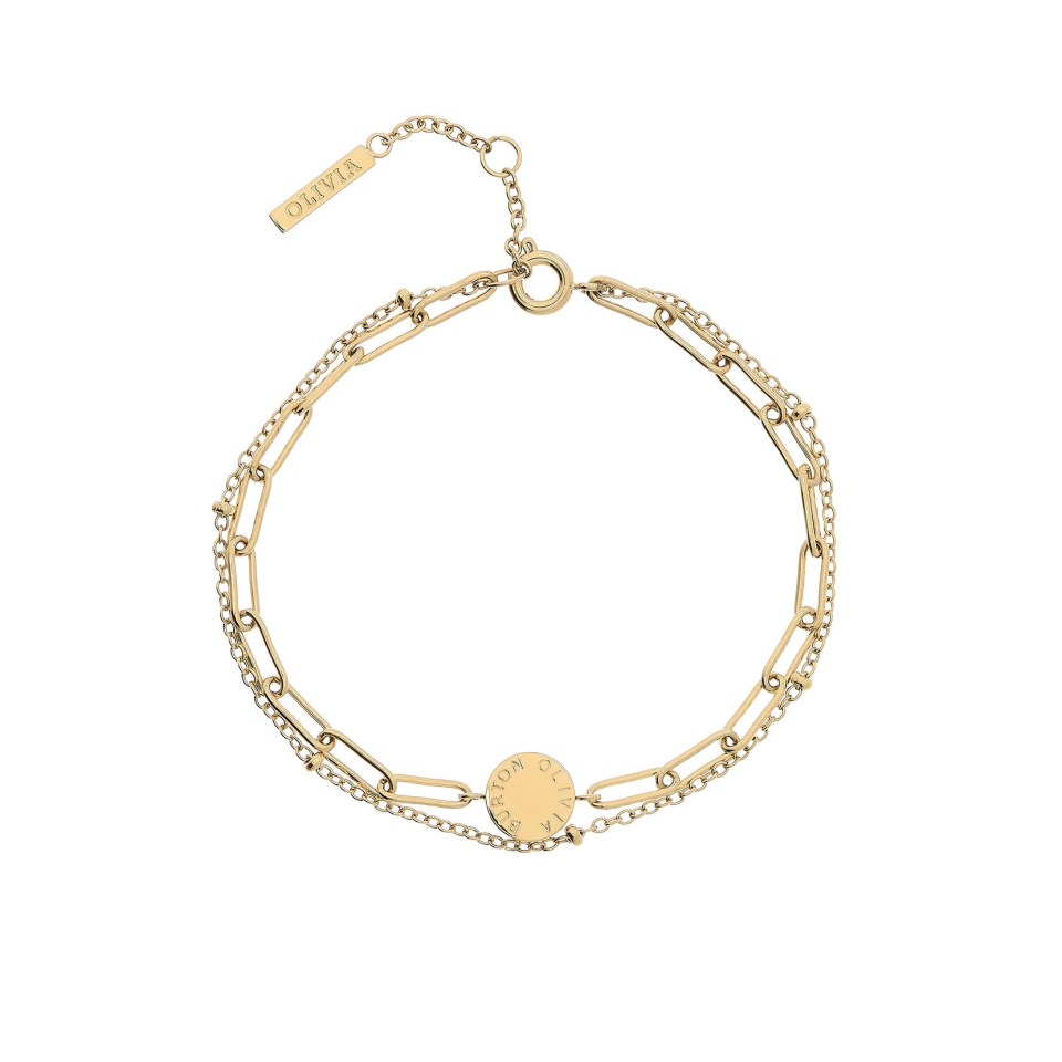 best jewellery 2024: Classic Illusion Gold Stacking Bracelet