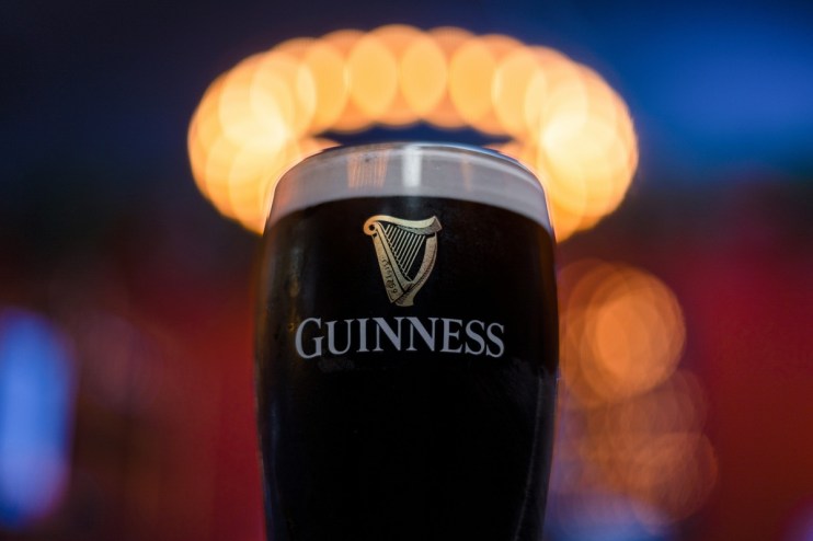 A pint of Guinness. Photo by Ben Black on Unsplash.